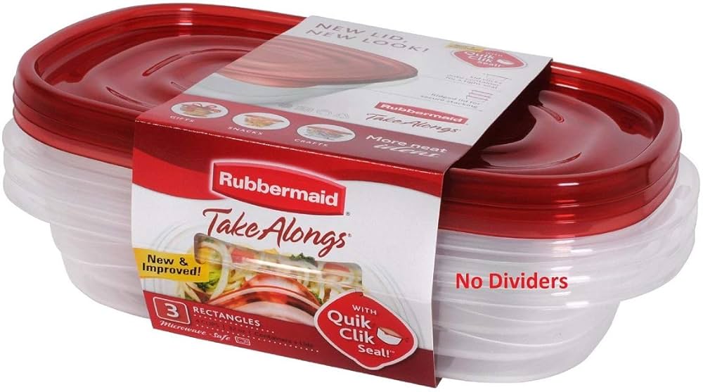 【新品】Rubbermaid 保存容器 大中小3個セット Amazon｜3-Piece Rectangle Food Storage Container by